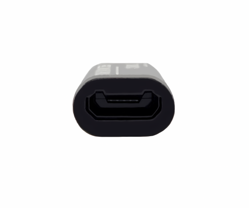 DINIC Adapter, USB C Stecker auf Micro  Buchse, 3 Stück Alu, space grey